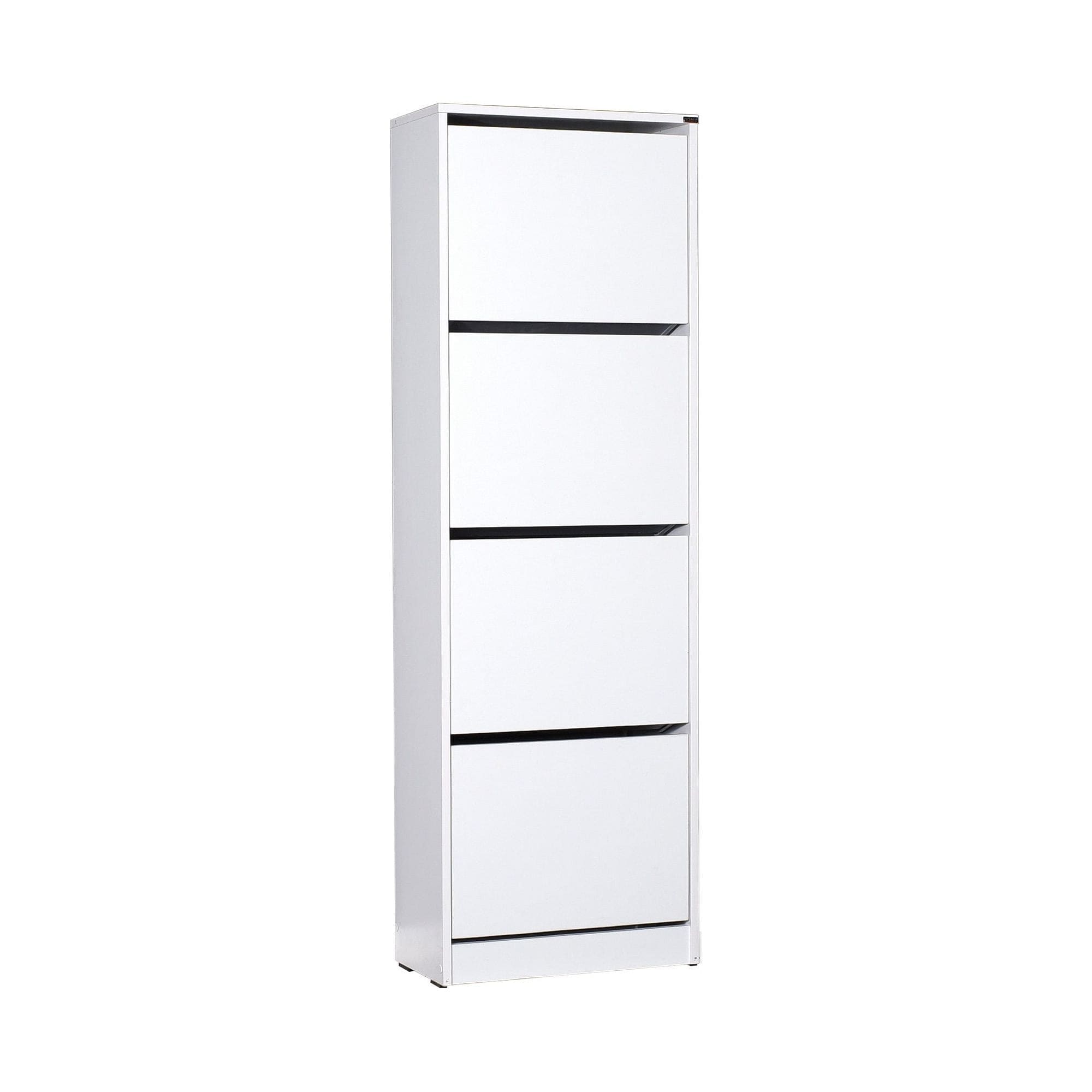 Pantofar SHC-340-BB-1, alb, PAL melaminat, 51x26x157 cm