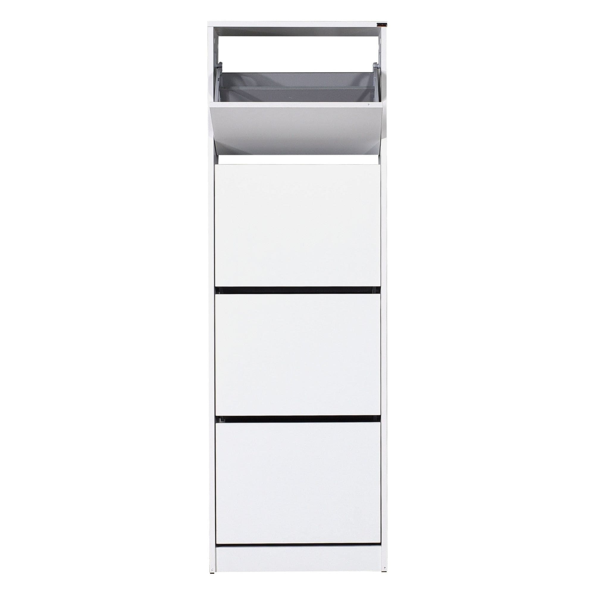 Pantofar SHC-340-BB-1, alb, PAL melaminat, 51x26x157 cm