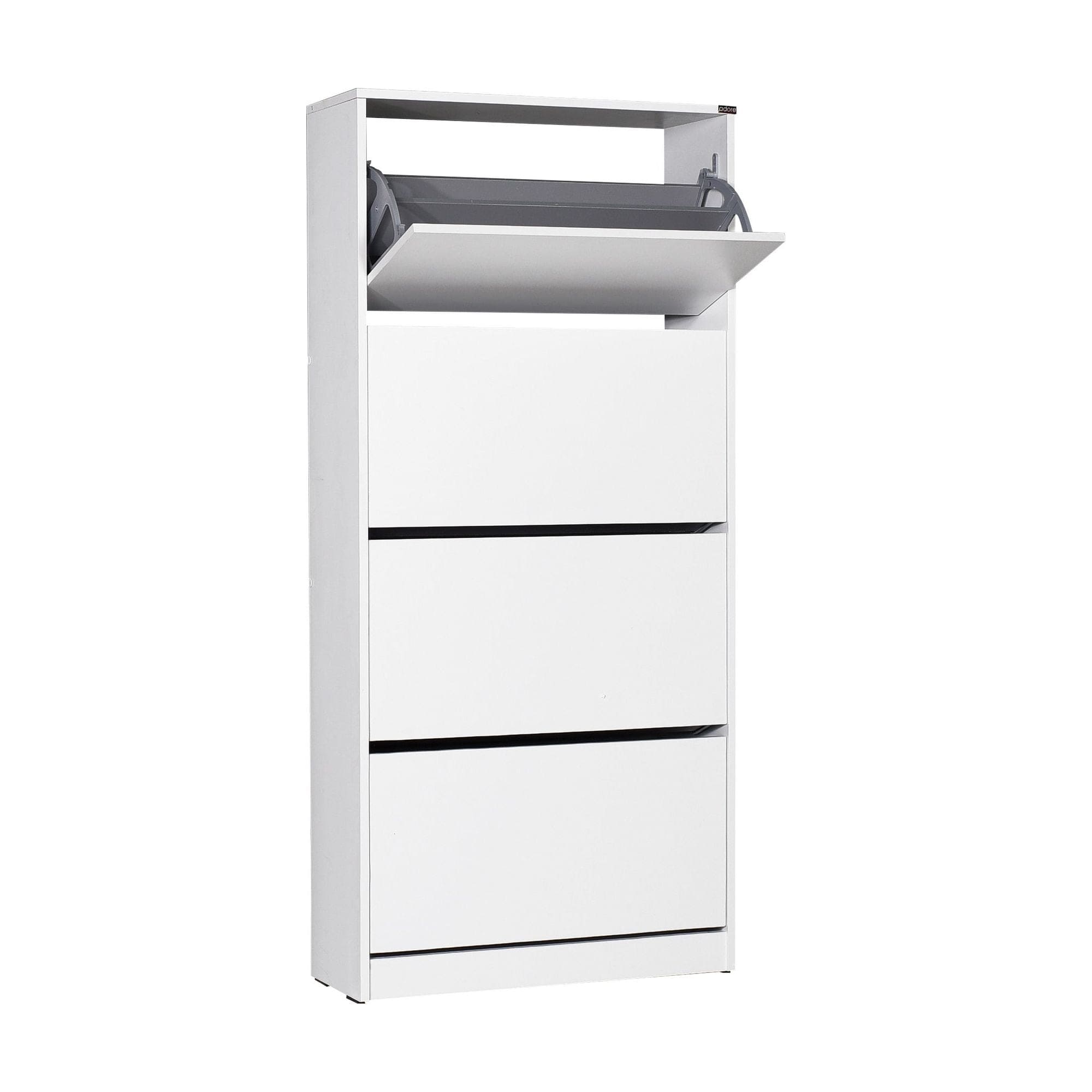 Pantofar SHC-540-BB-1, alb, PAL melaminat, 73x26x157 cm