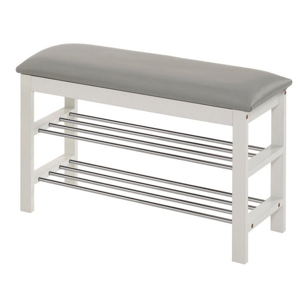 Pantofar ST11, gri/alb, 81x31x48 cm