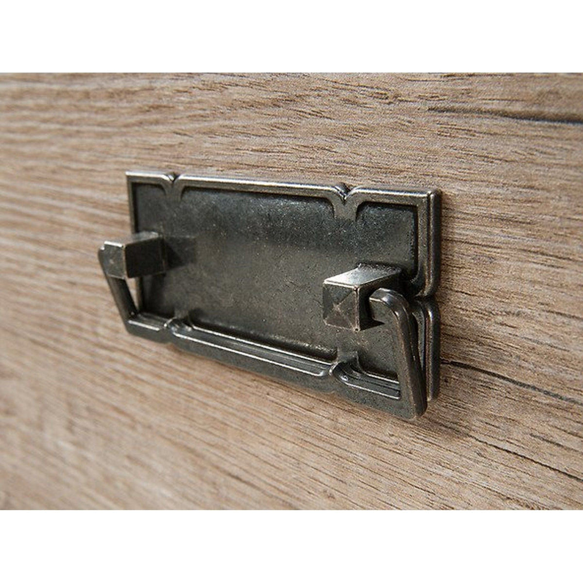 Pat MALCOLM 80/160, stejar canyon, PAL, cu saltea, cotiere, perne si spatiu depozitare