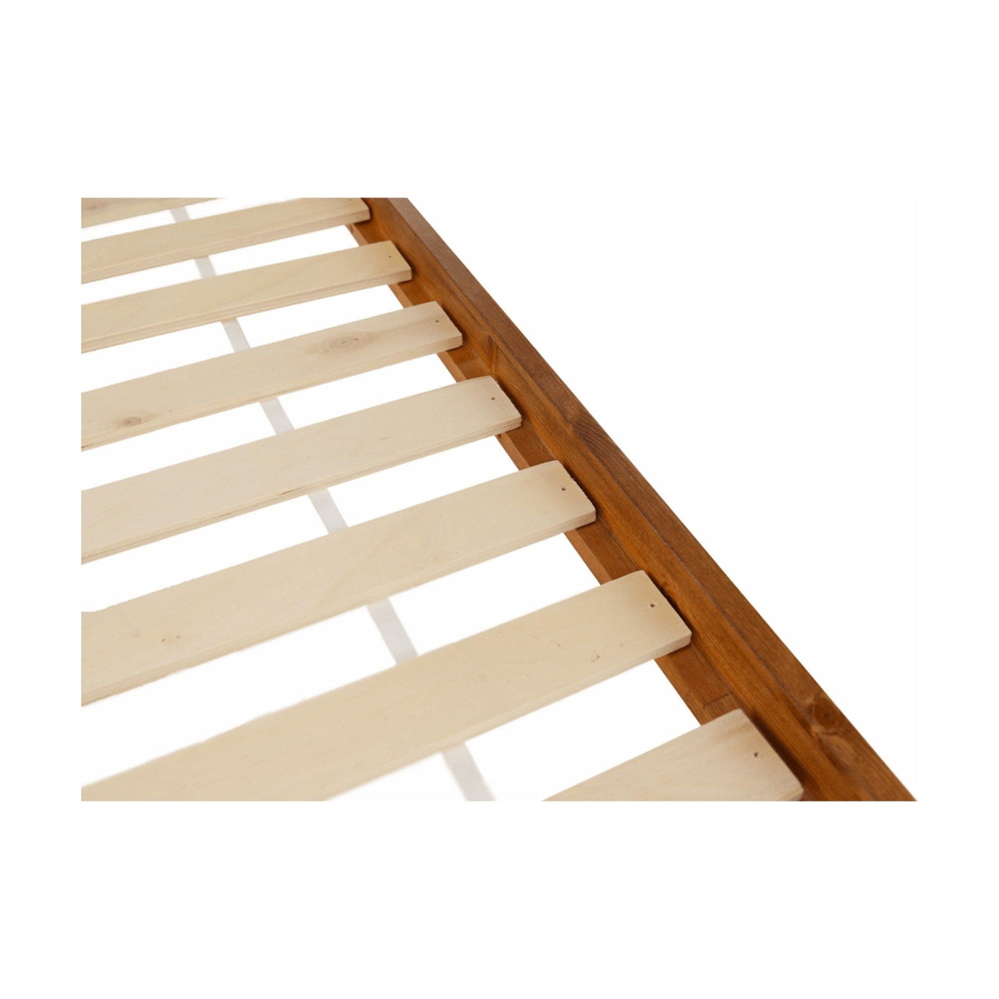 Pat PROVO 160x200, stejar, lemn, cu somiera