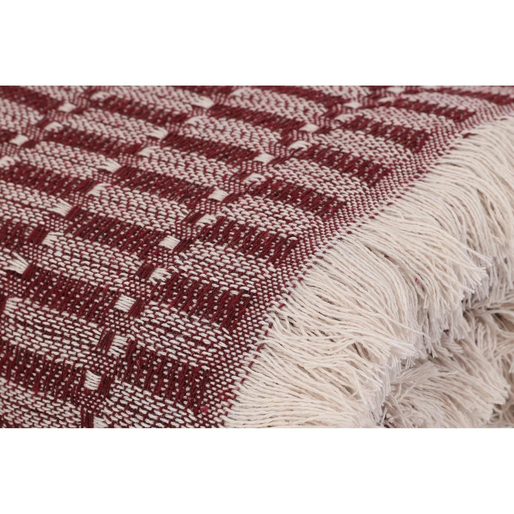 Patura VIZYON, rosu, bumbac/poliester, 170x210 cm