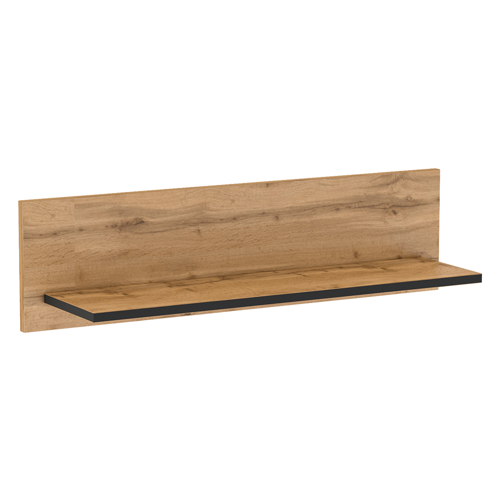 Polita TORONTA U, stejar wotan, PAL, 80x20x21 cm