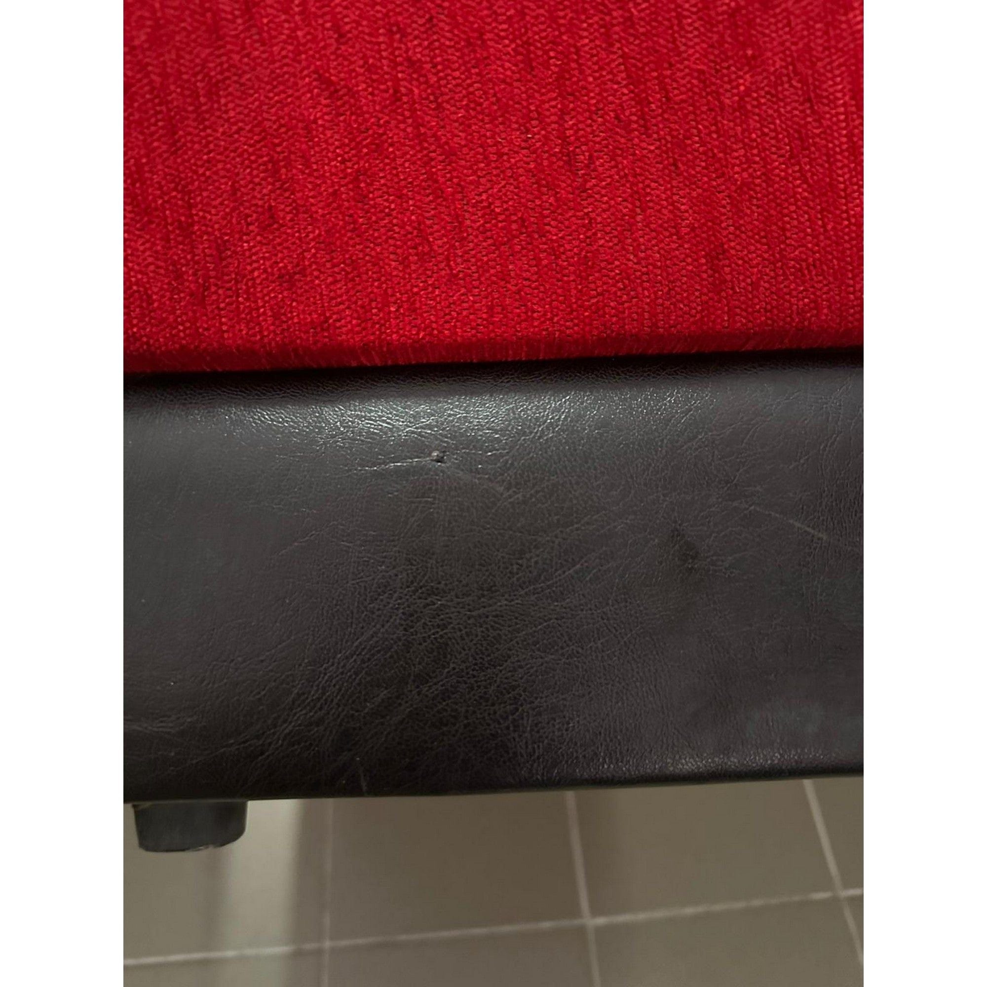 PRODUS RESIGILAT - Fotoliu extensibil DELTA, cadru metalic negru/stofa mov/bej/rosu, 88x94x88 cm
