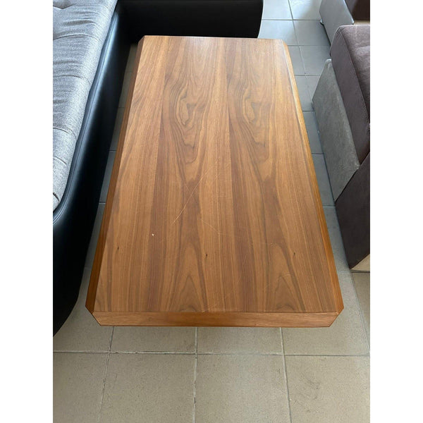 PRODUS RESIGILAT - Masuta de cafea PALATIN J1800, nuc/gri, metal, 130x70x37 cm