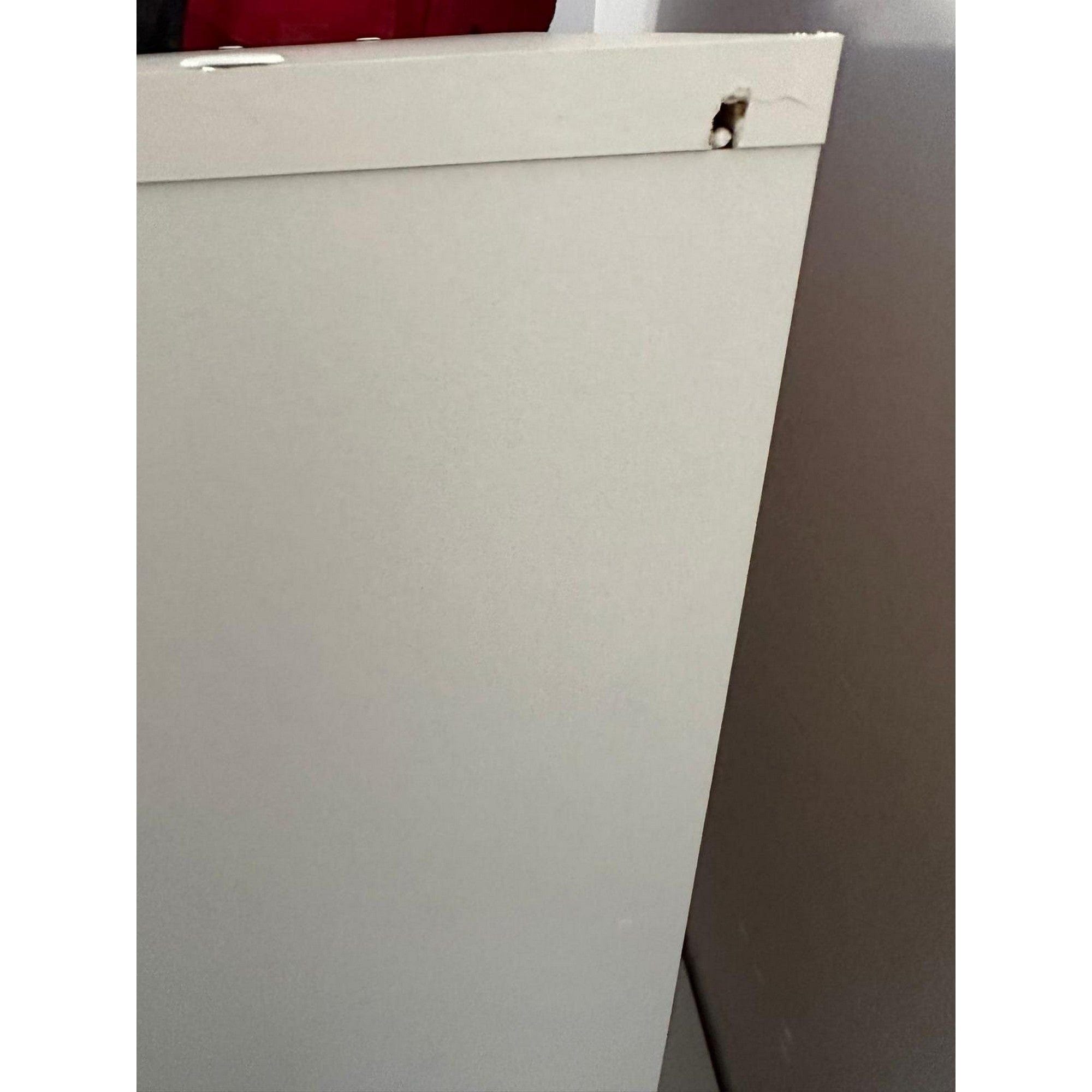 PRODUS RESIGILAT - Mobila living Logo II, alb, PAL, 250X42X190 CM
