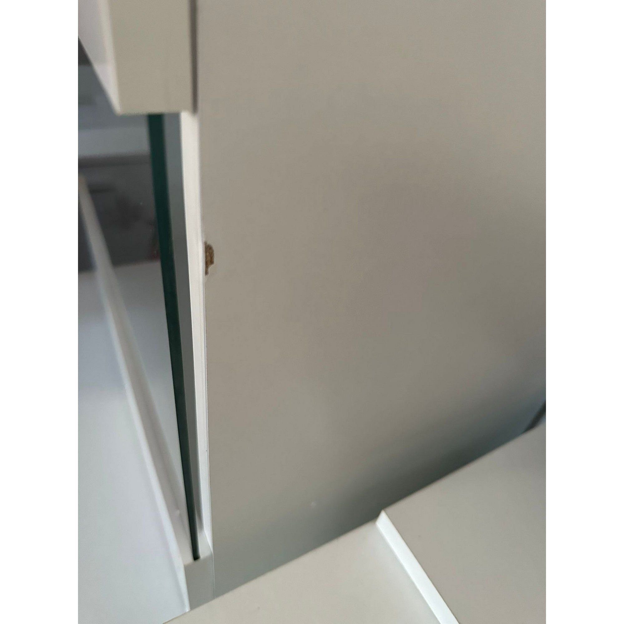 PRODUS RESIGILAT - Mobila living Logo II, alb, PAL, 250X42X190 CM