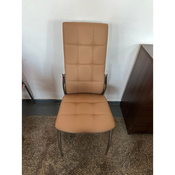 PRODUS RESIGILAT - Scaun B30, maro/crom, piele ecologica/otel