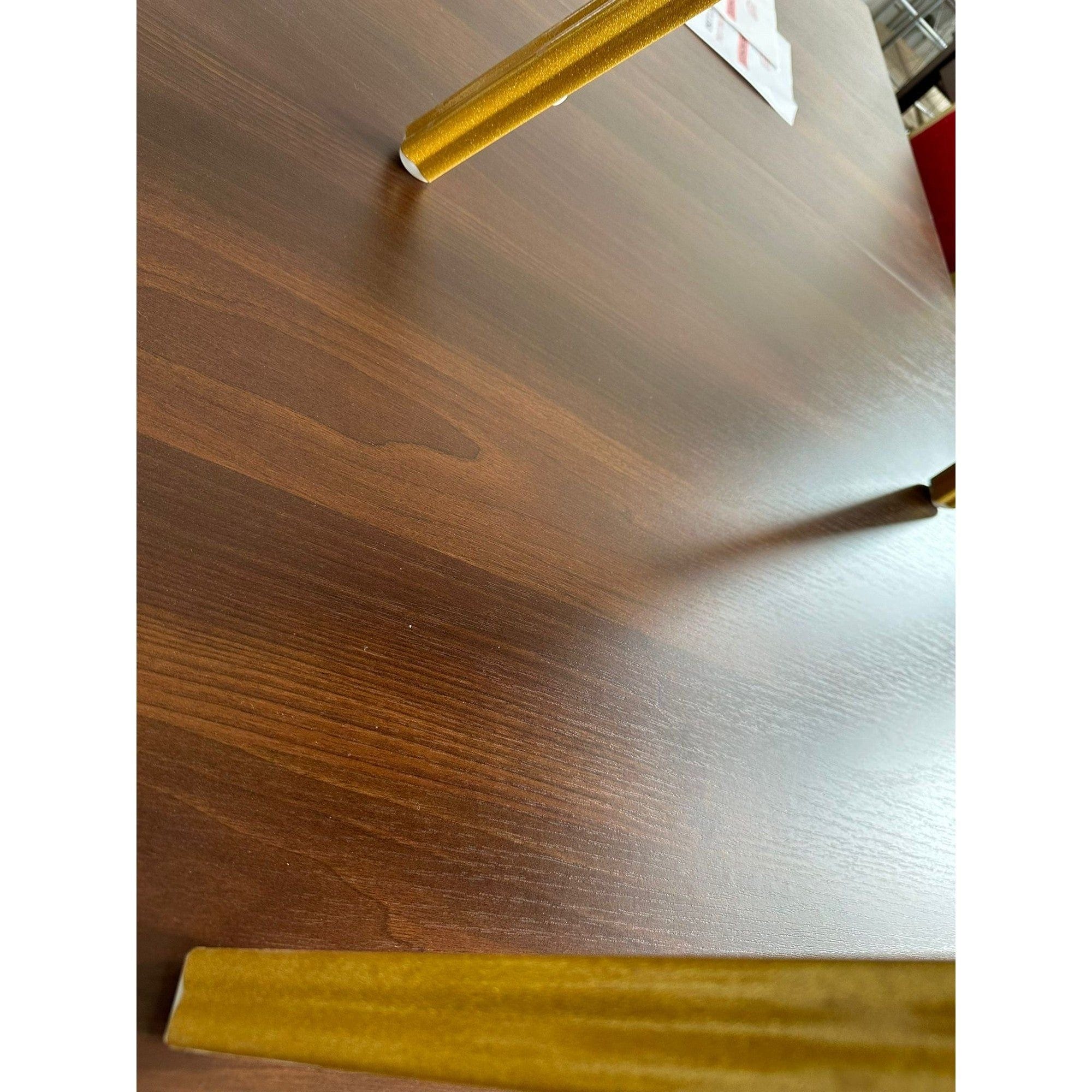 PRODUS RESIGILAT - Scaun ZINA 2 NEW, stofa/metal, verde/cadru mat auriu, 44x50x93 cm
