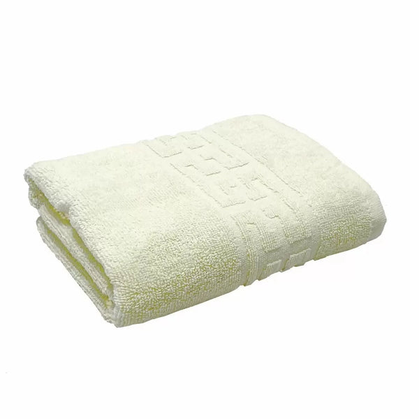 Prosop baie GREEK BORDER, crem, bumbac, 50x90 cm