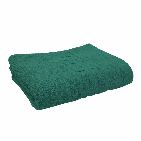Prosop baie GREEK BORDER, verde, bumbac, 70x140 cm