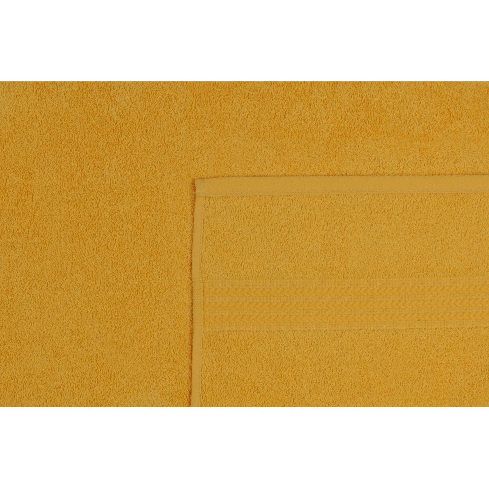 Prosop baie RAINBOW, galben, bumbac, 70x140 cm