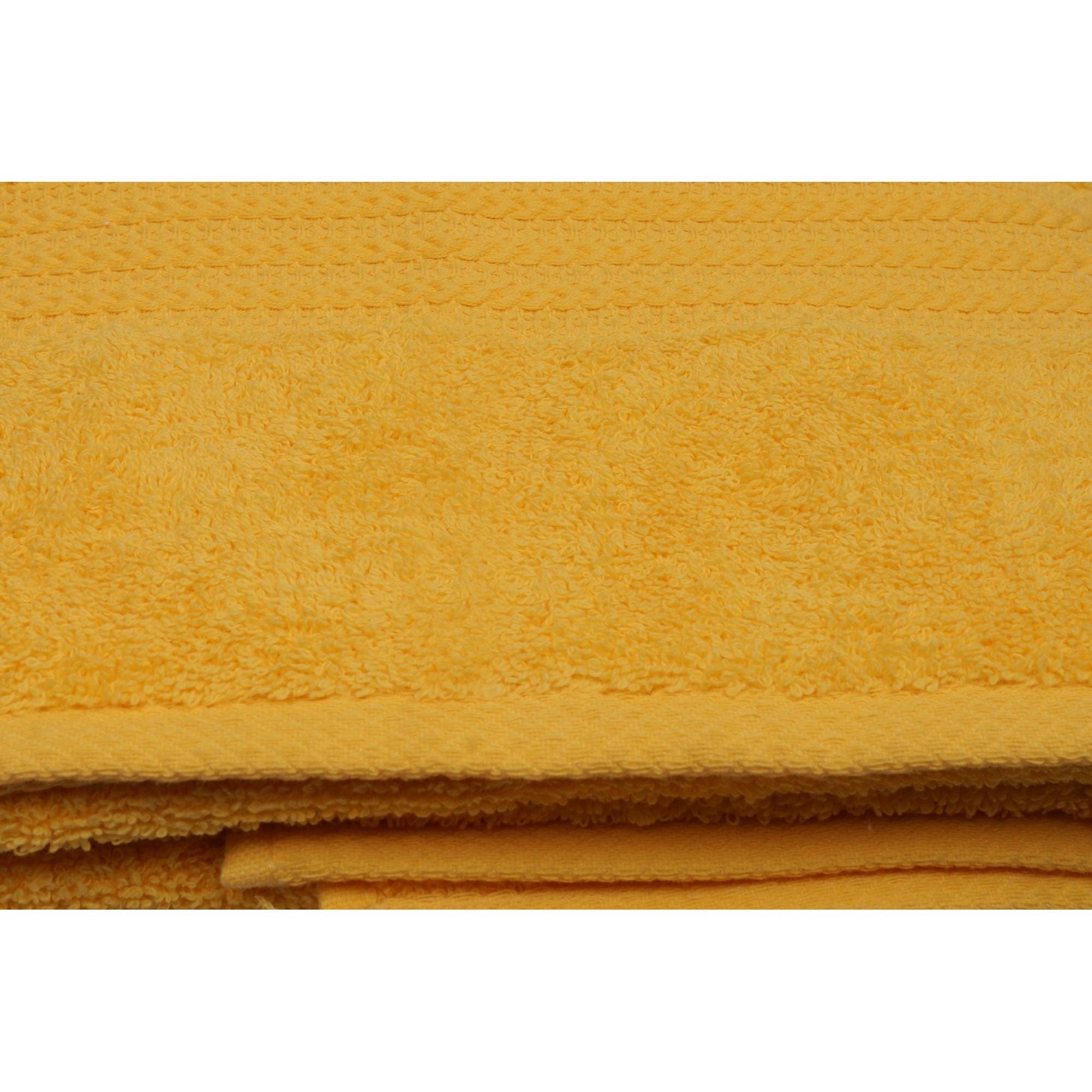 Prosop baie RAINBOW, galben, bumbac, 70x140 cm