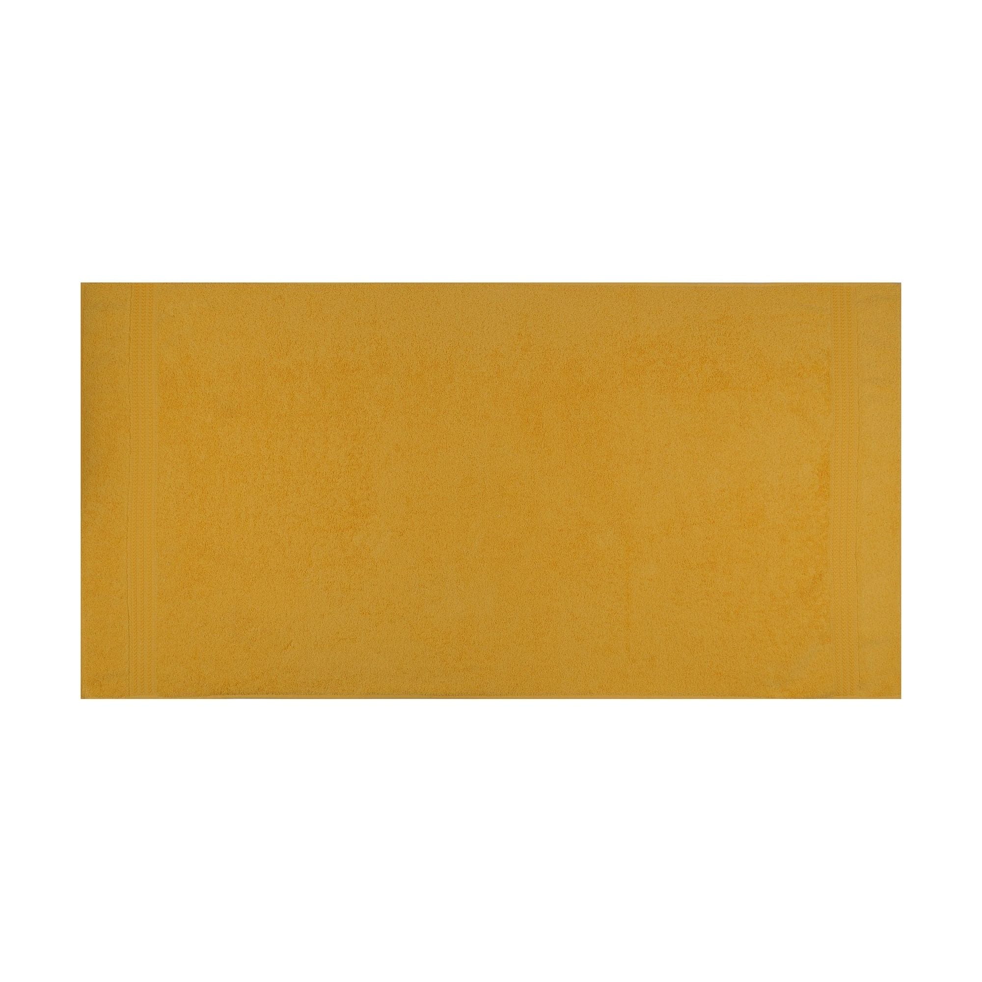 Prosop baie RAINBOW, galben, bumbac, 70x140 cm