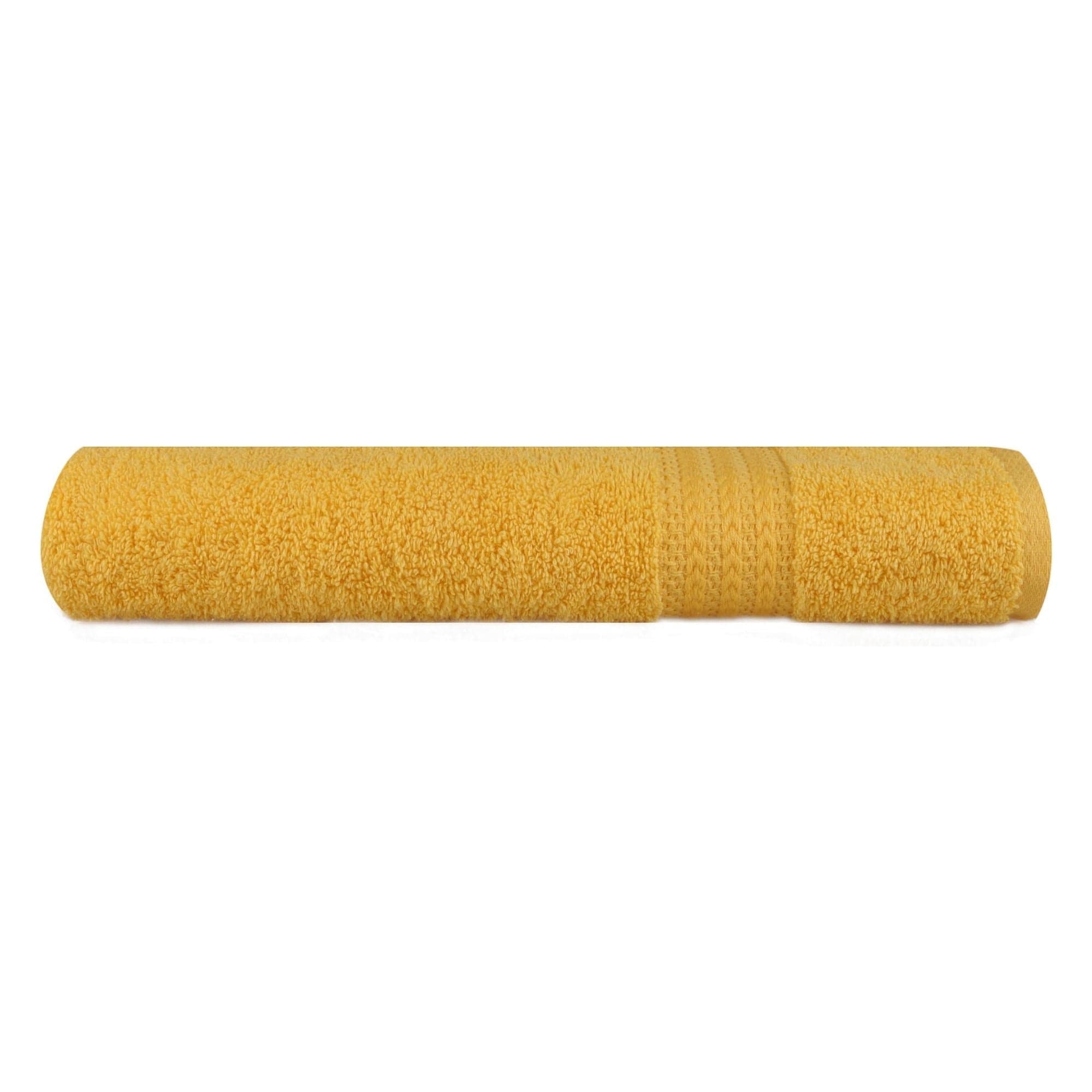 Prosop baie RAINBOW, galben, bumbac, 70x140 cm