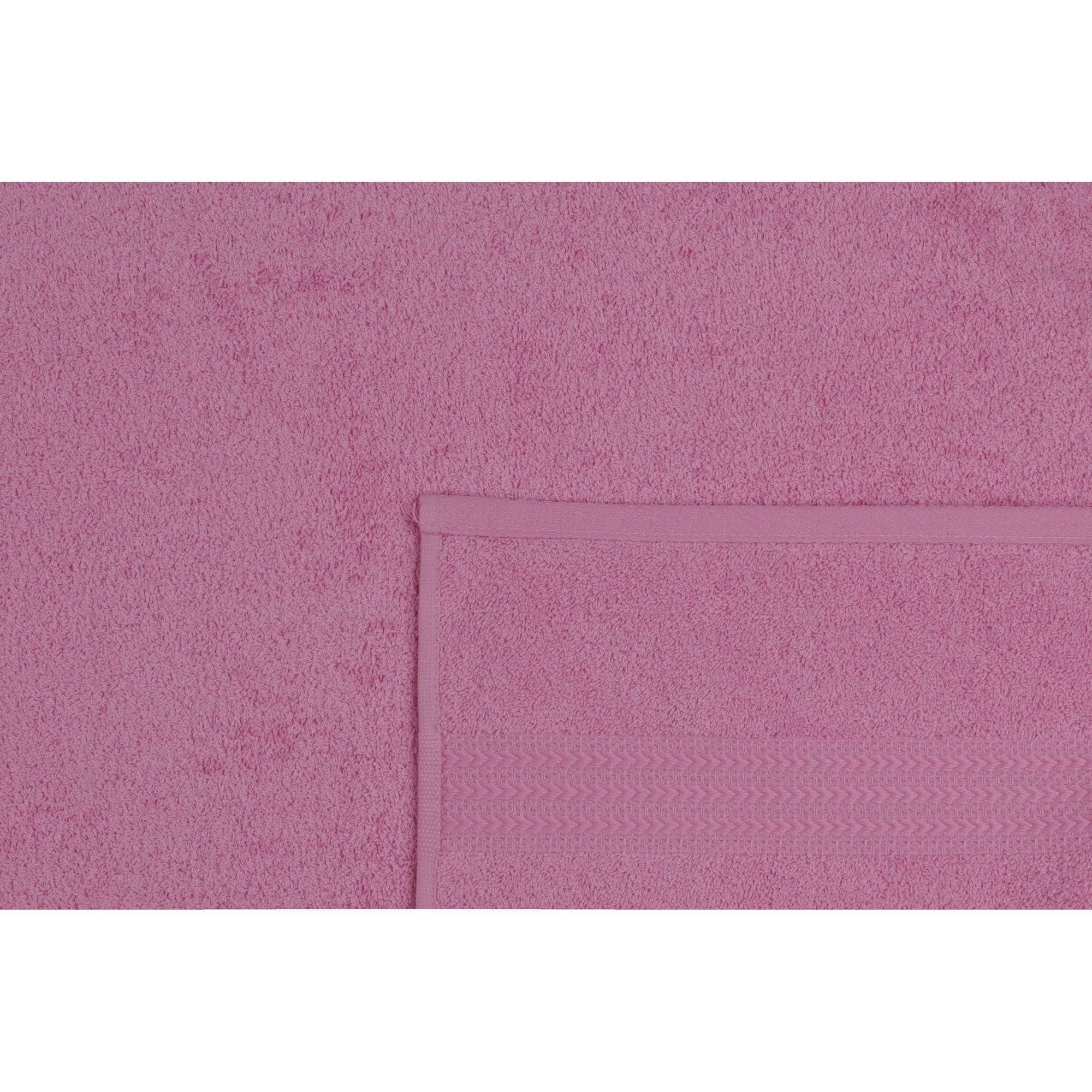 Prosop baie RAINBOW, roz, bumbac, 70x140 cm