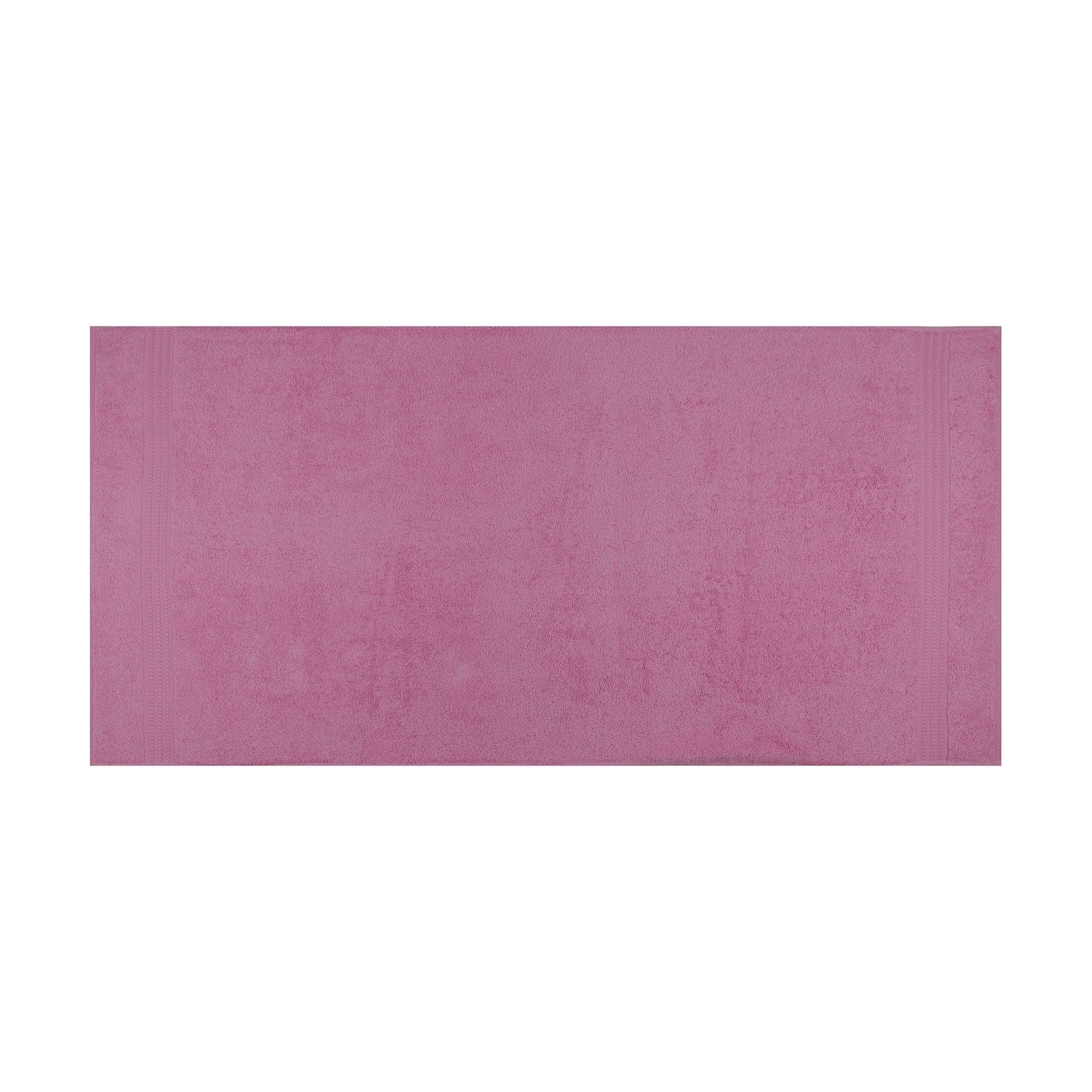 Prosop baie RAINBOW, roz, bumbac, 70x140 cm