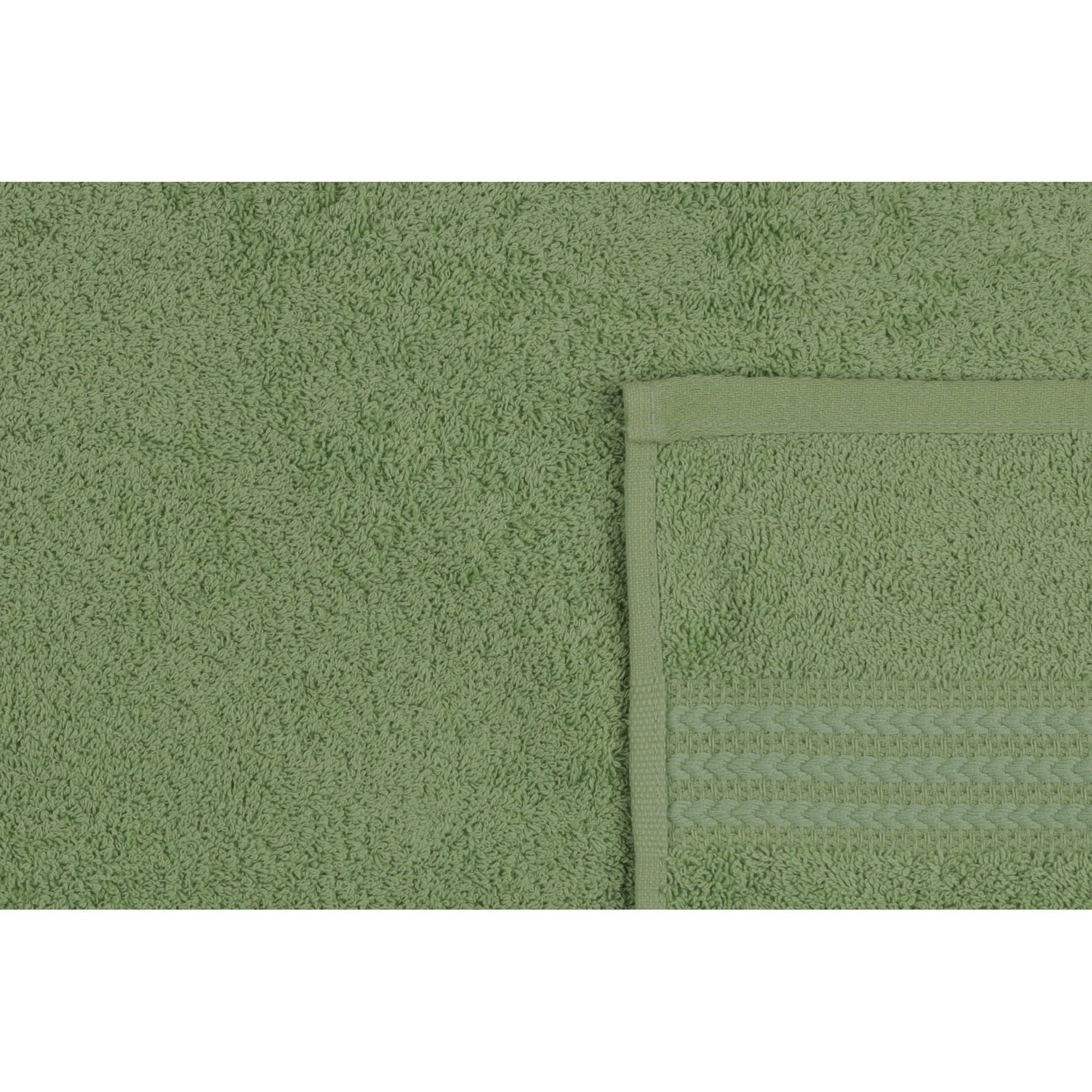 Prosop baie RAINBOW, verde, bumbac, 70x140 cm