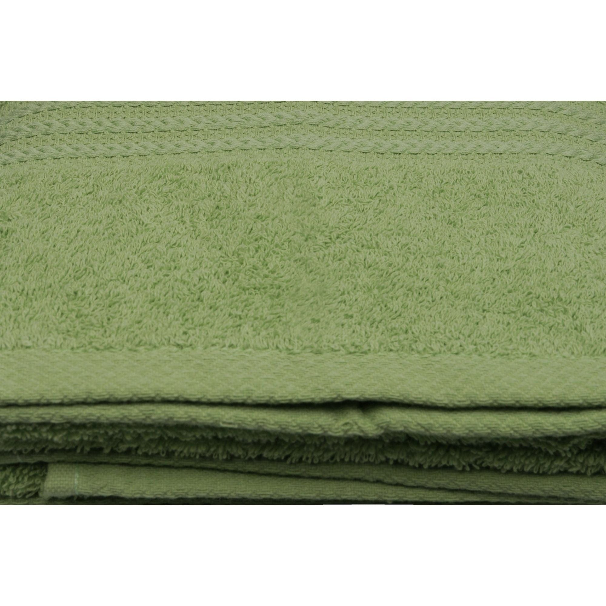 Prosop baie RAINBOW, verde, bumbac, 70x140 cm