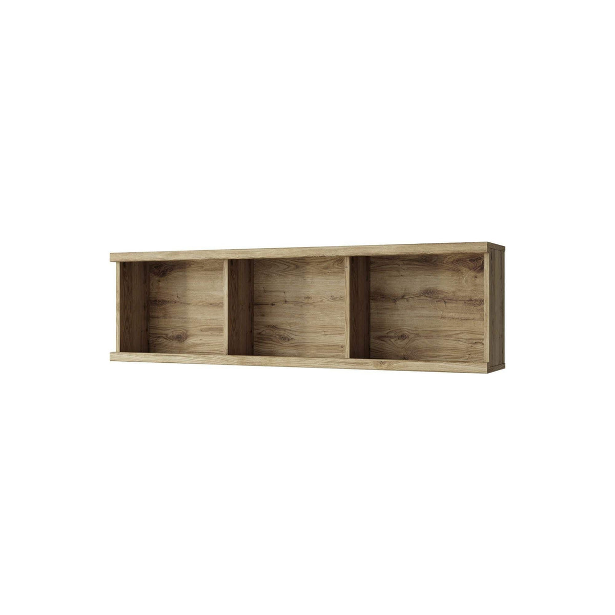 Raft DOORSET 135, stejar navarra, PAL laminat, 135x38x25 cm