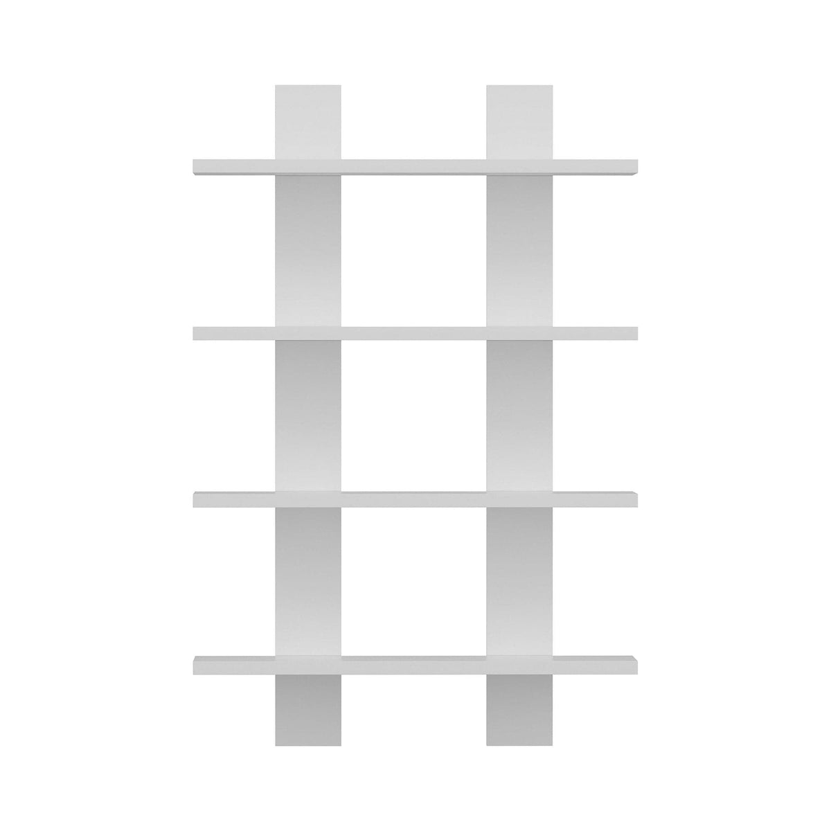 Raft LAUREL, alb, PAL melaminat, 60x16x90 cm