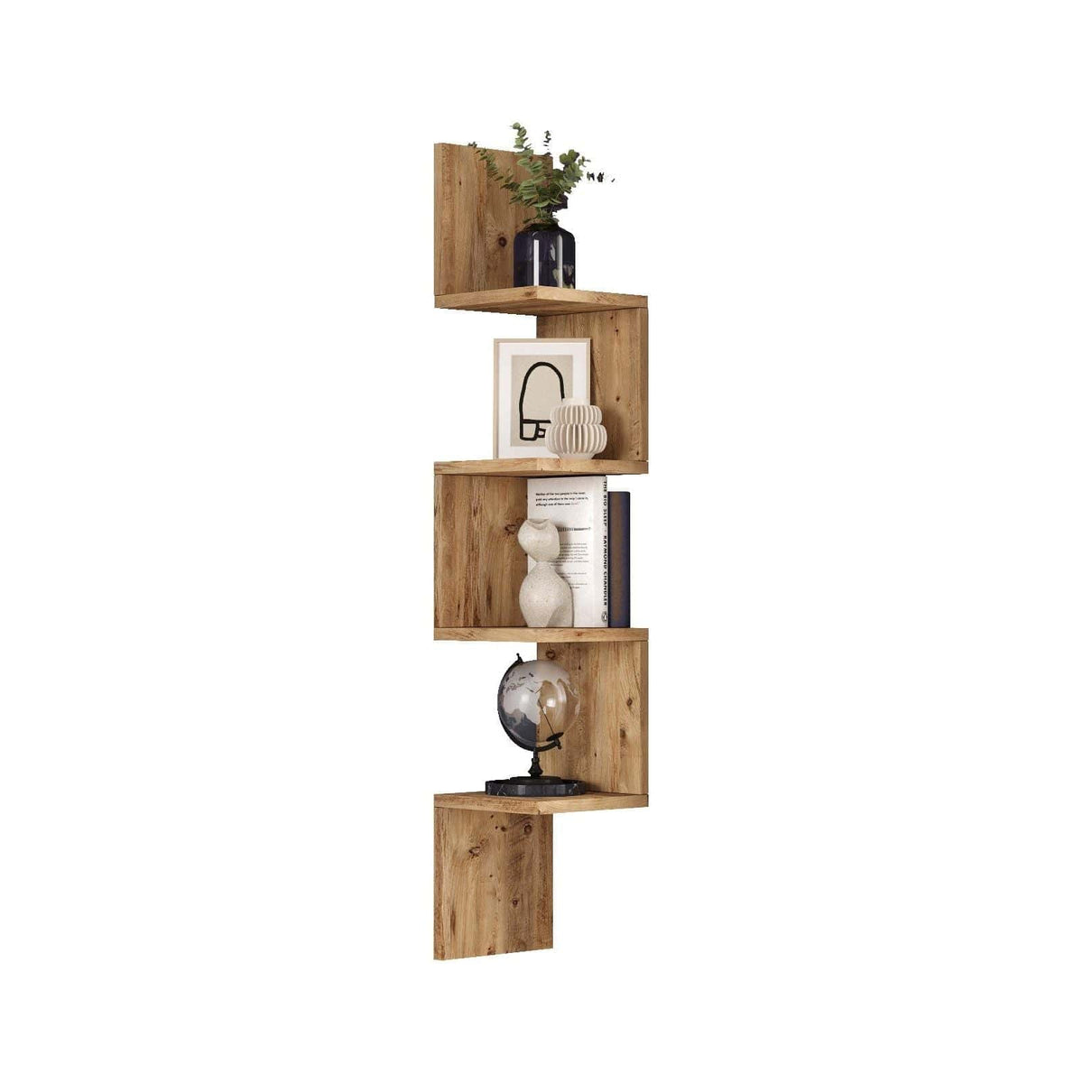 Raft WL9-A, stejar, PAL melaminat, 22x22x117 cm