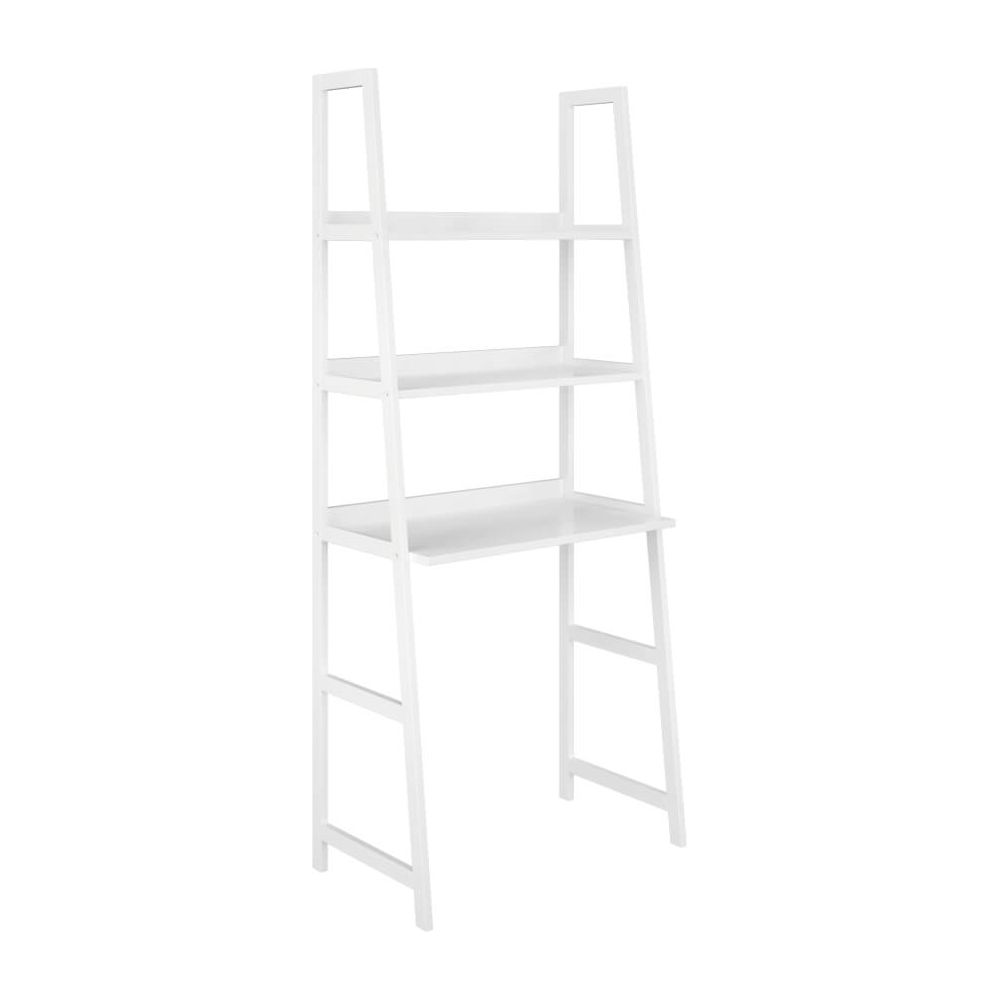 Etajeră multifuncţională cu 3 rafturi, alb, REON TYP 4