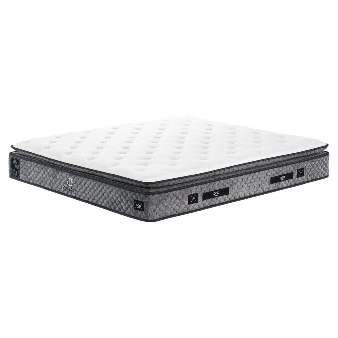 Saltea BABYLON, alb/gri, 160x200 cm