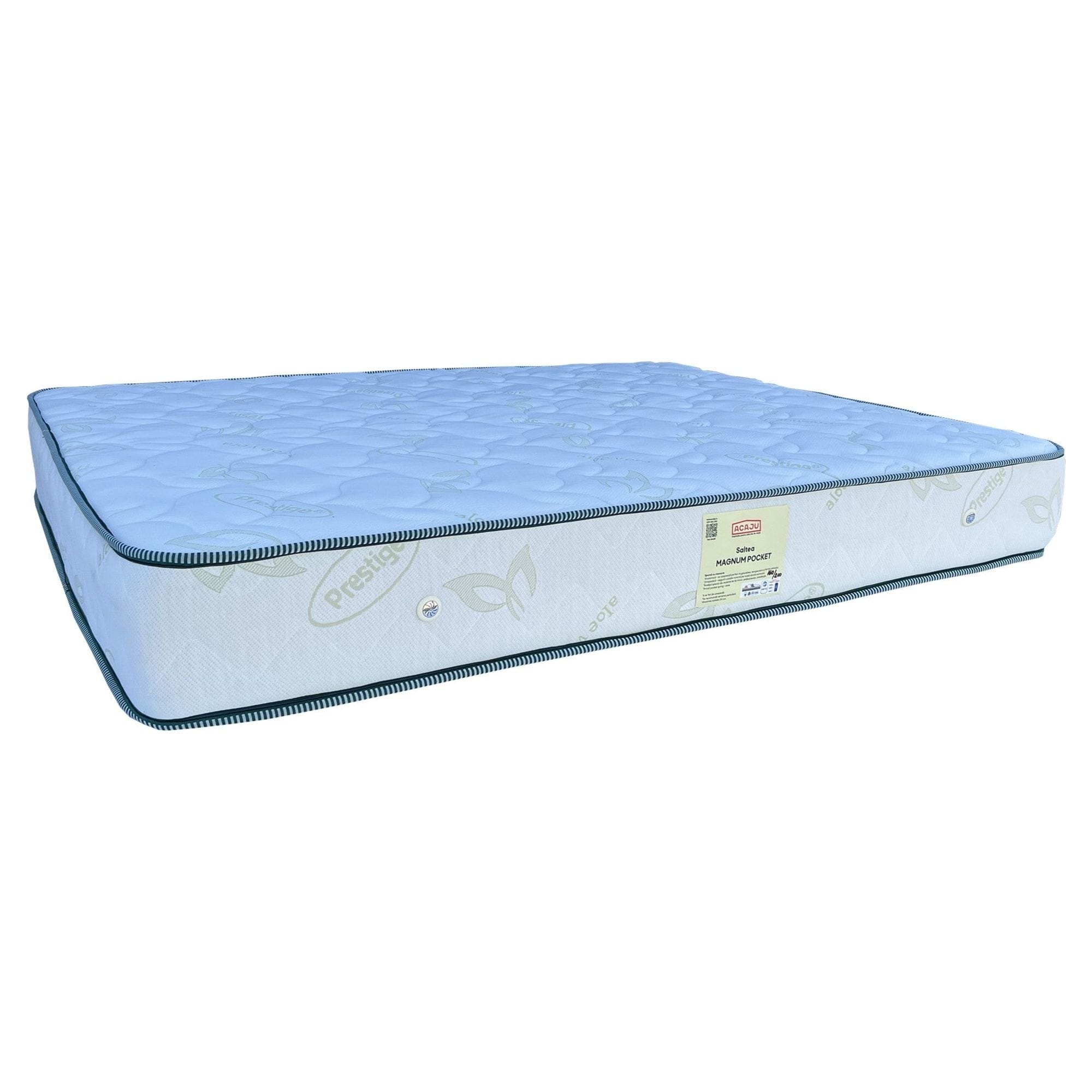 Saltea MAGNUM POCKET MEMORY, albastru, 180x200 cm