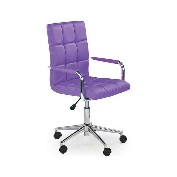 Scaun de birou GONZO 2, violet, piele ecologica, 53x60x98/110 cm