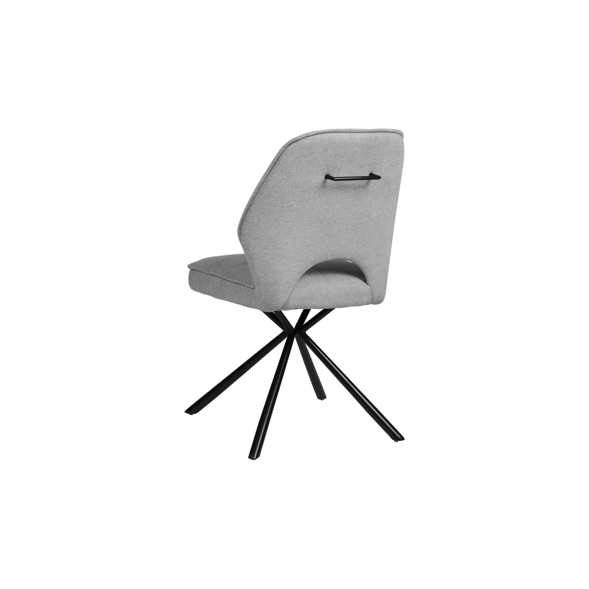 Scaun NELE structura metalica, gri, 61x61x48/86