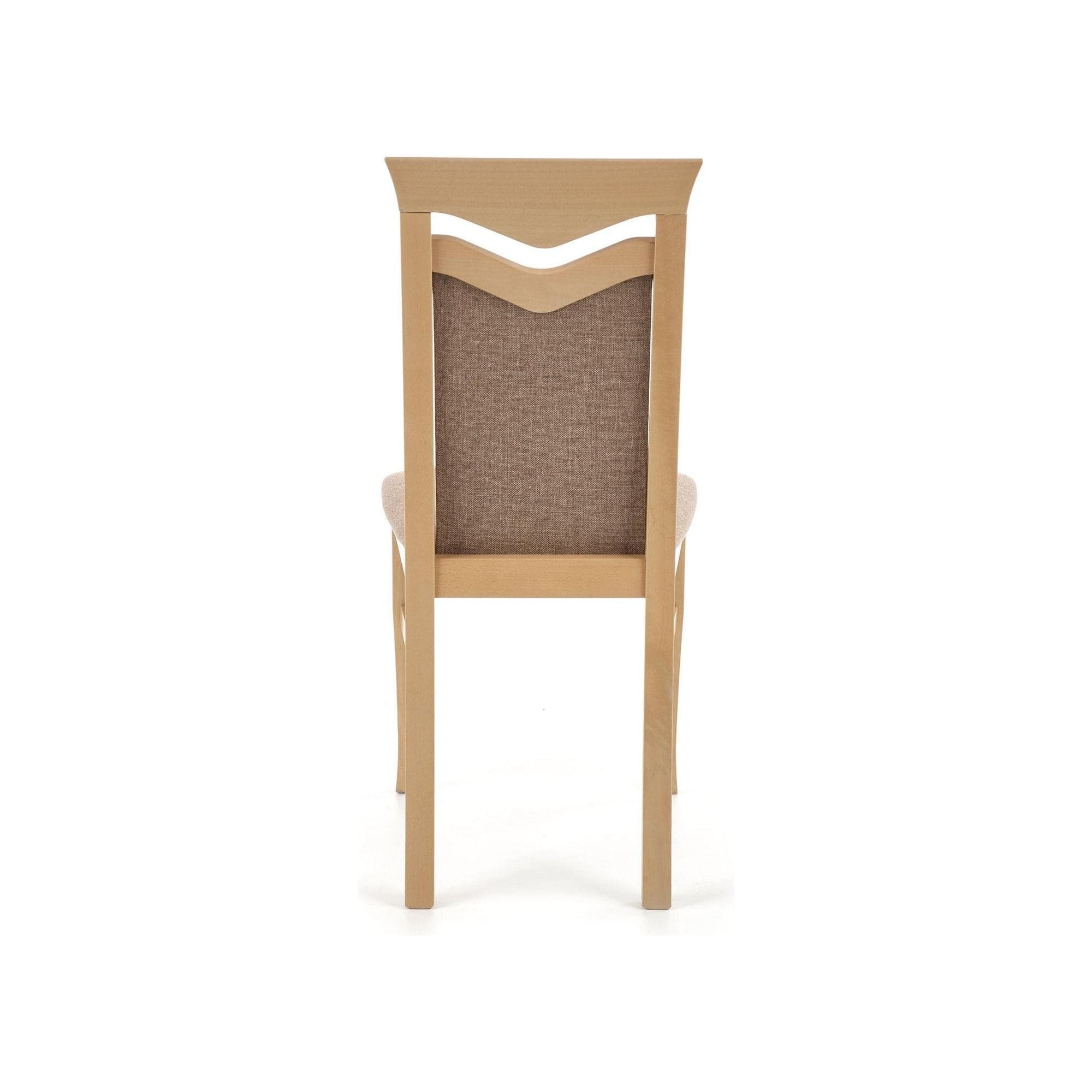 Scaun tapitat Citrone, gri/stejar sonoma, stofa clasica/lemn de fag, 44X43X96 CM