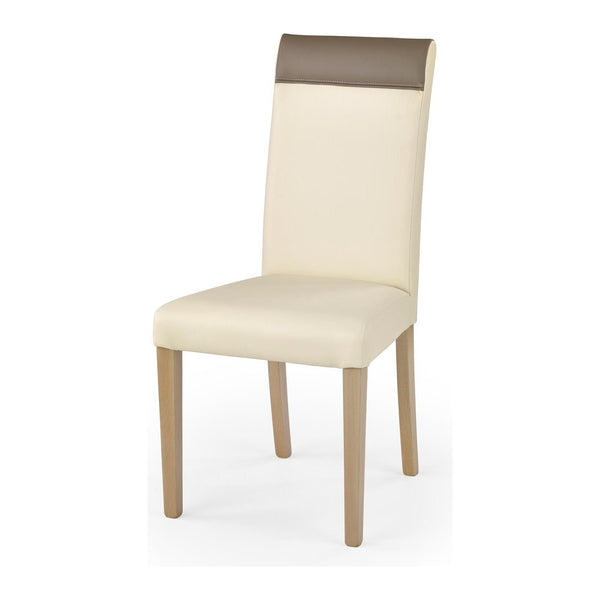 Scaun tapitat cu piele ecologica Norbert, 47X55X99 CM