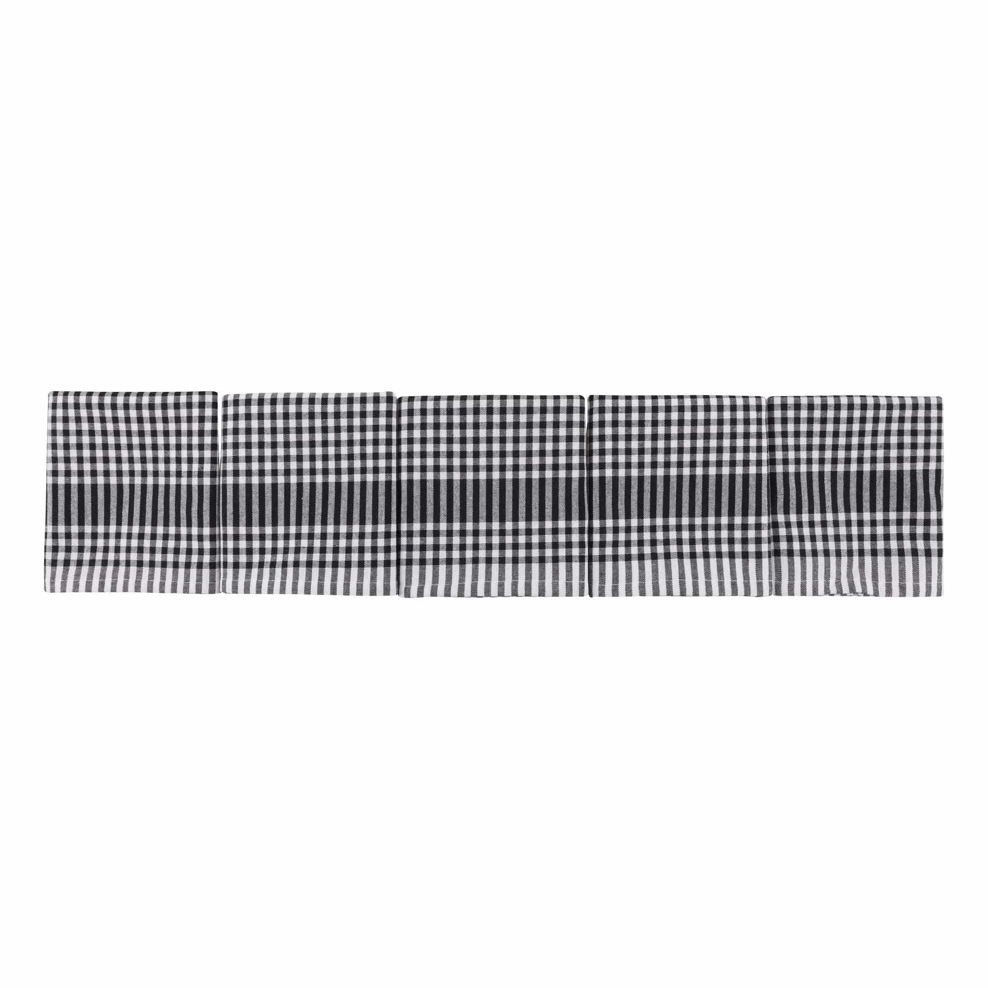 Set 10 prosoape bucatarie POTIKARELI, alb/negru, bumbac, 45x65 cm