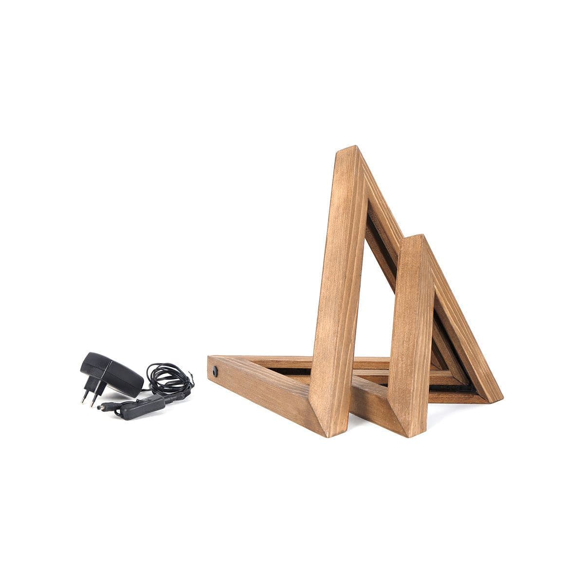 Set 2 accesorii decorative KN03, stejar, lemn de molid