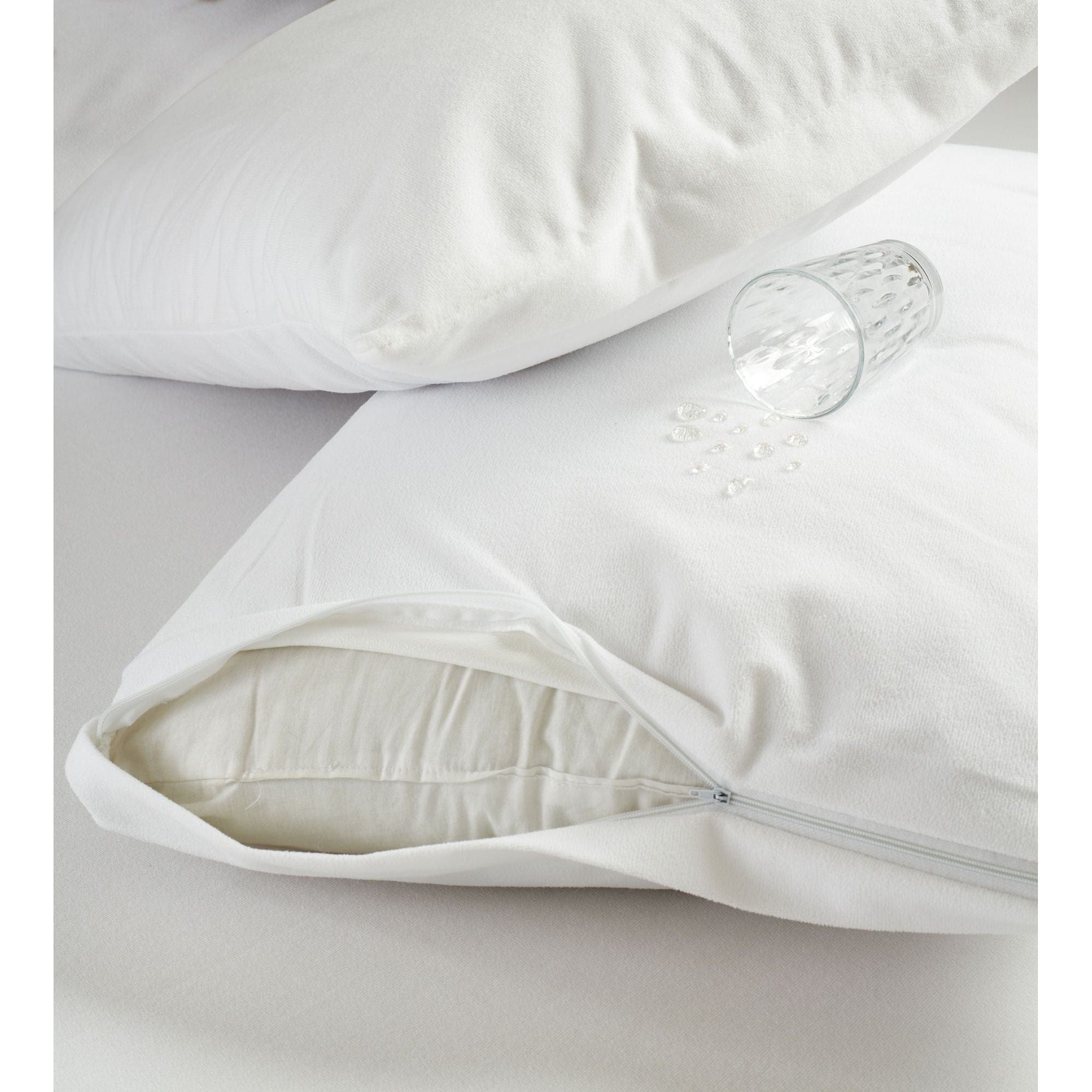 Set 2 fete de perna EP-010610, alb, bumbac, 50x70 cm
