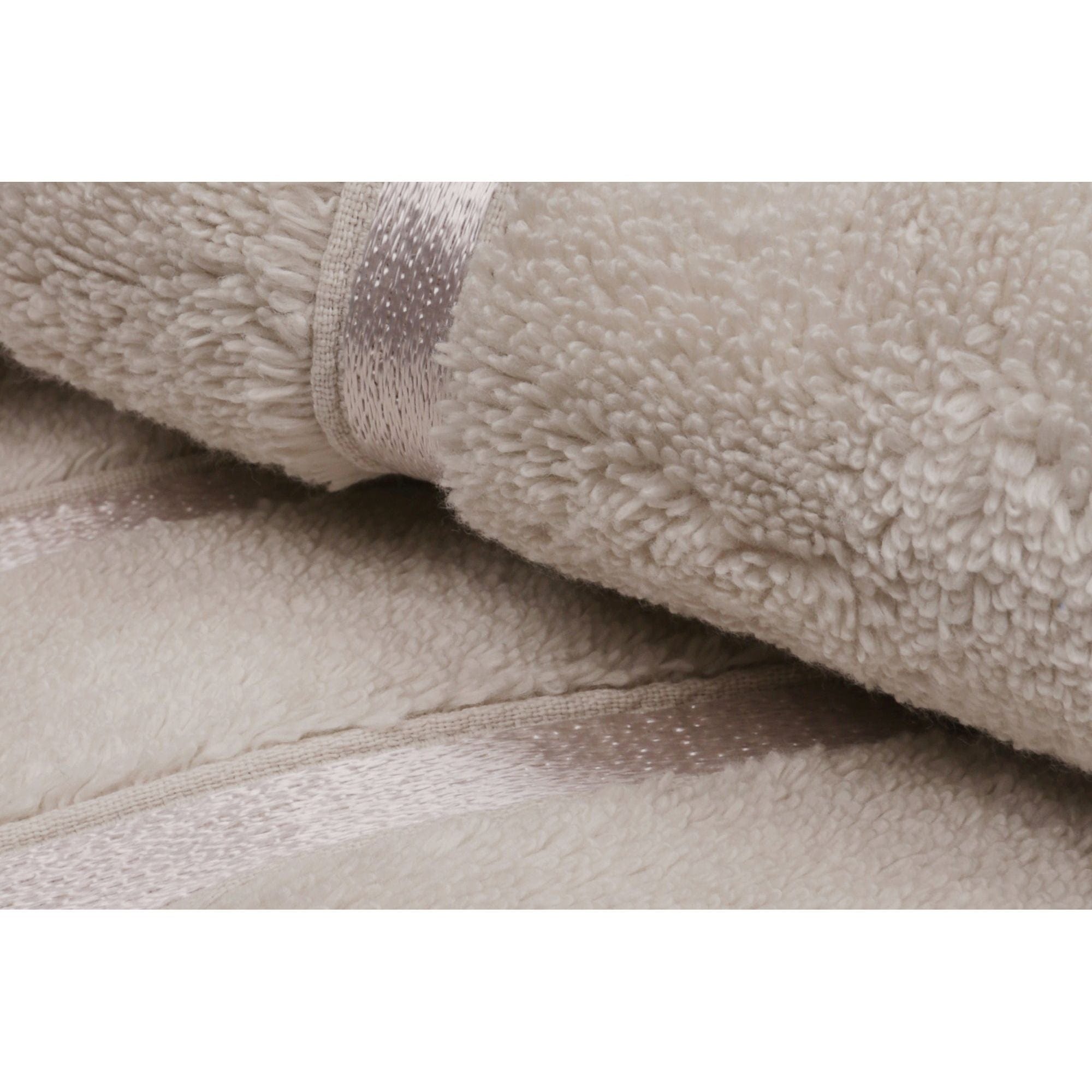 Set 2 prosoape baie DOLCE, maro, bumbac, 50x90 cm