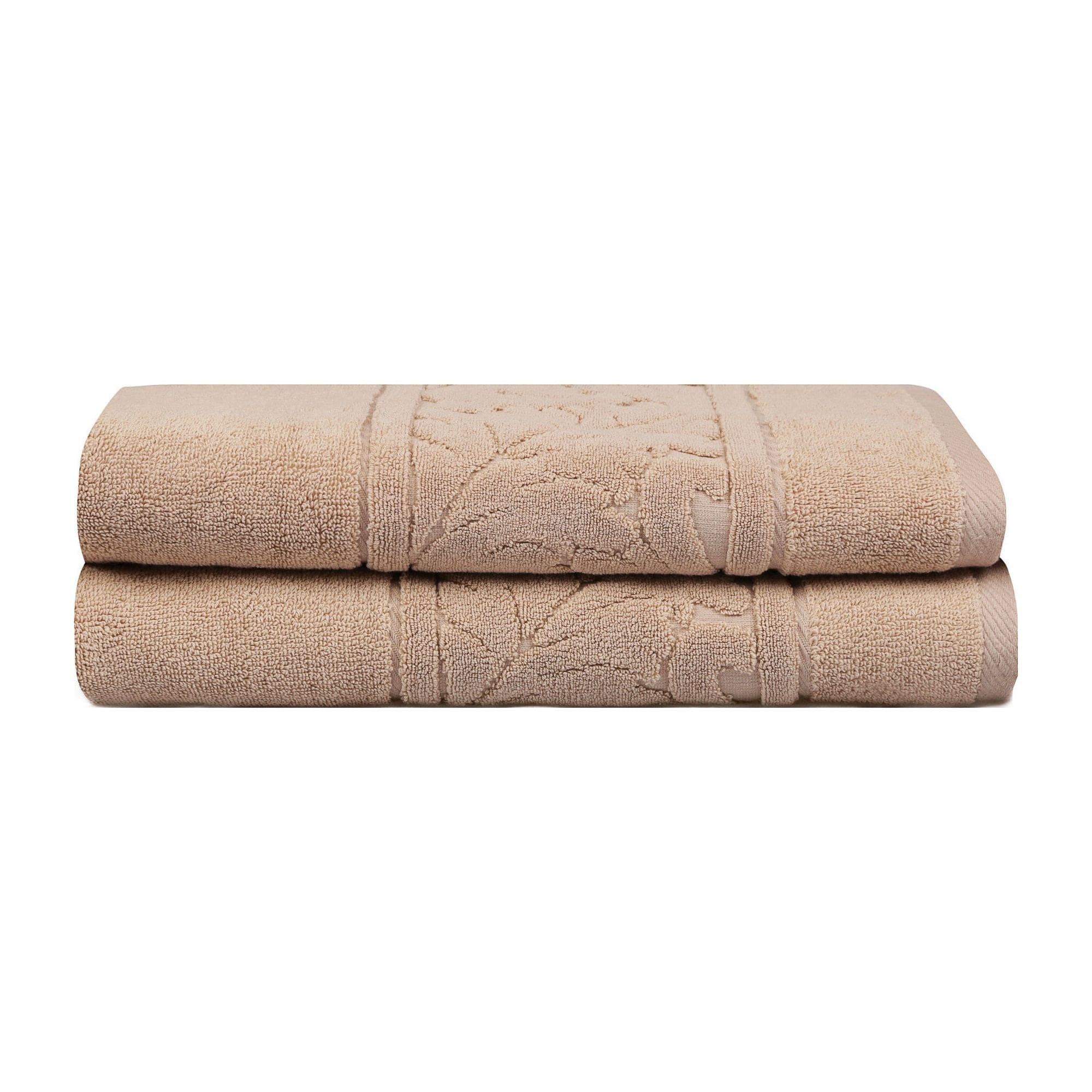 Set 2 prosoape baie SULTAN, bej, bumbac, 70x140 cm