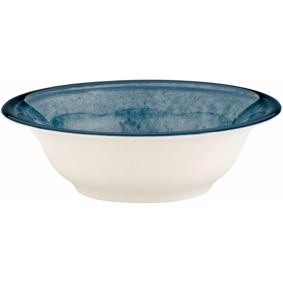 Set de cina 710KTP2741, 24 piese, albastru, portelan
