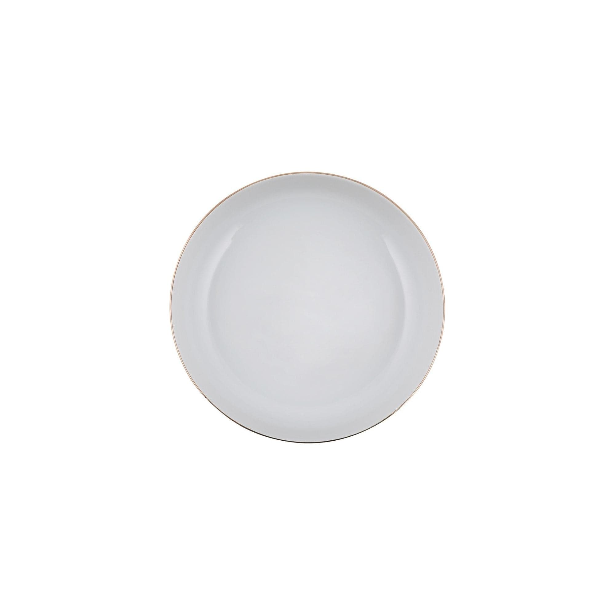 Set de cina MOD24Y220, 24 piese, alb, portelan