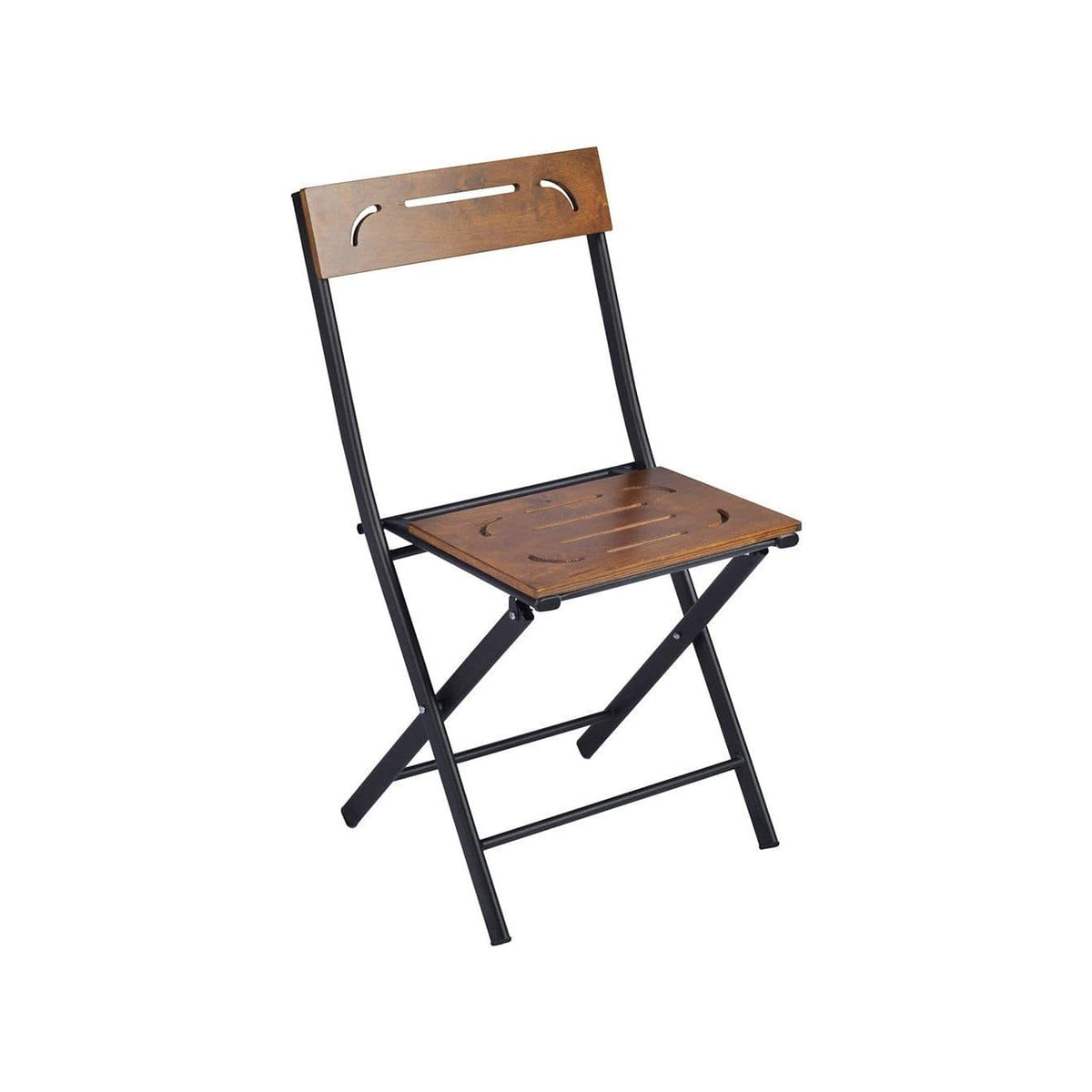 Set gradina 379VLV1503, nuc/negru, cu masuta si 2 scaune