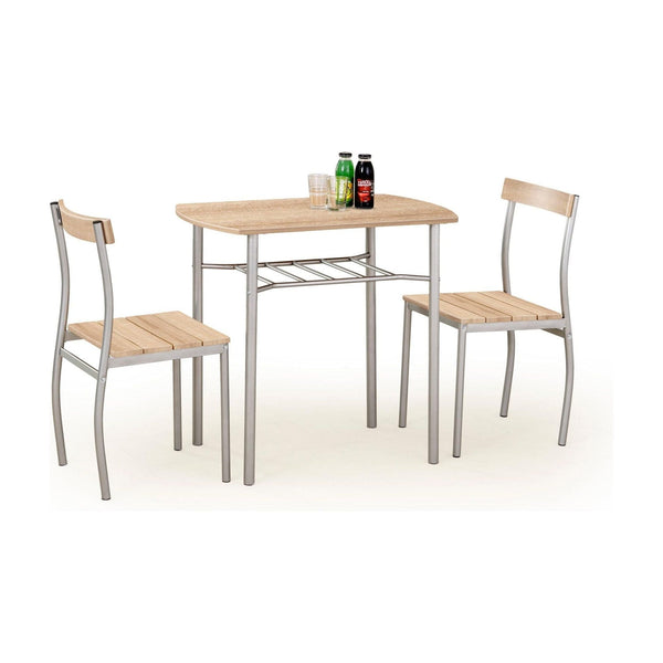 Set masa si 2 scaune LANCE, stejar sonoma
