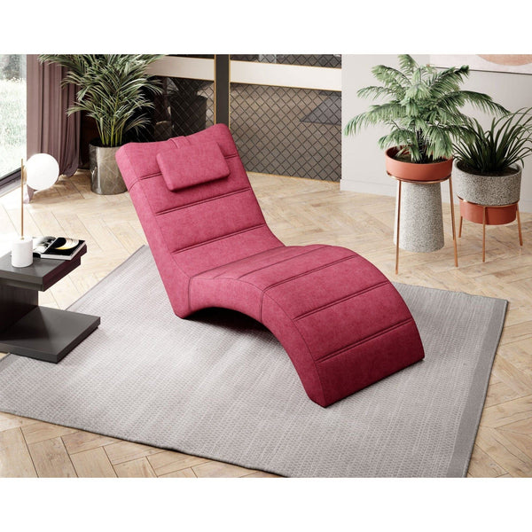 Sezlong LOS ANGELES, personalizabil materiale gama Premium, cu tetiera, 68x170x85 cm