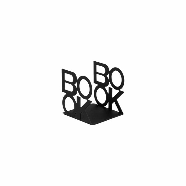 Suport carti 493RMC1117, negru, metal, 14x13x14 cm