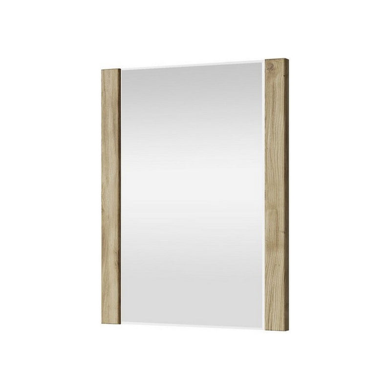 Oglinda DOORSET 60, stejar navarra, PAL/sticla, 75.2x58.2x3.2 cm