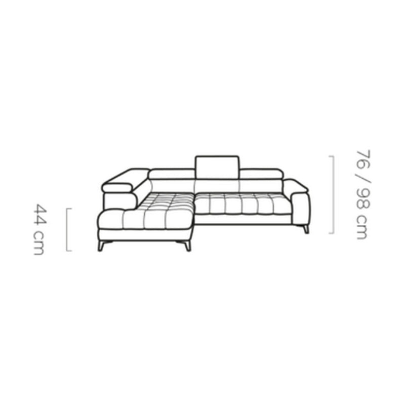Coltar CHIVAS, personalizabil materiale Gama Premium, 278x197x98 cm
