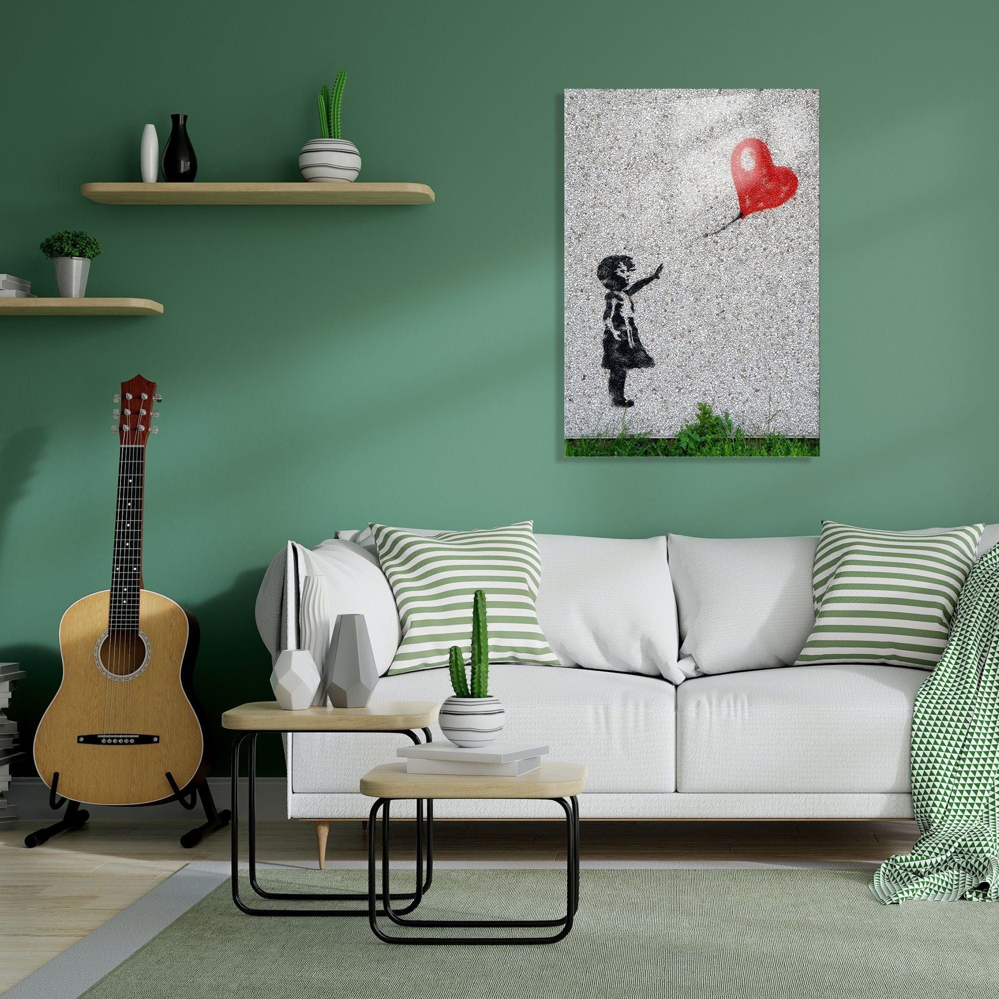 Tablou 1872, multicolor, sticla, 70x100 cm