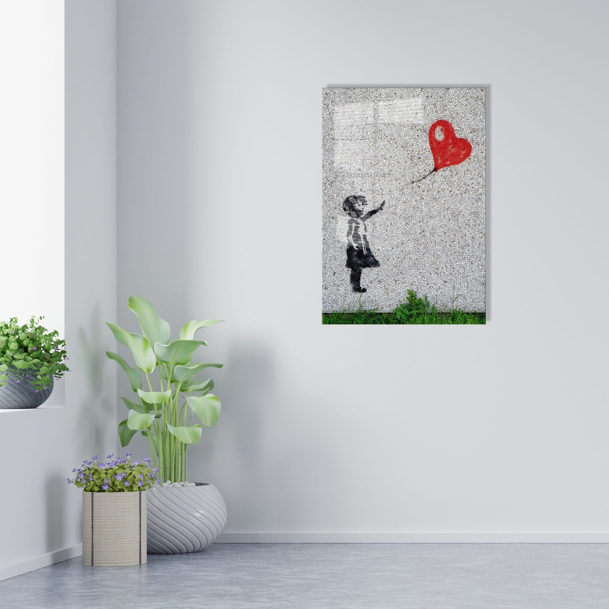 Tablou 1872, multicolor, sticla, 70x100 cm