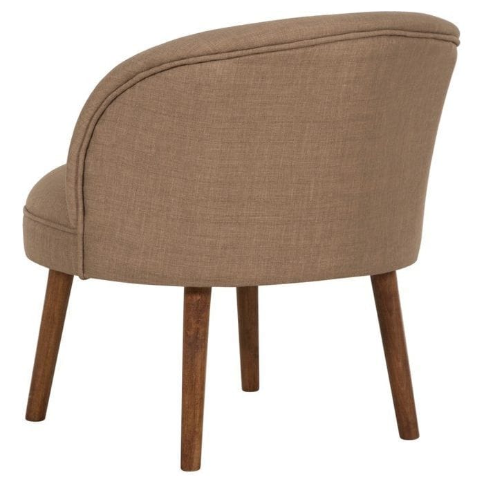 Taburet NICE, stofa clasica bej, 60x67x66 cm